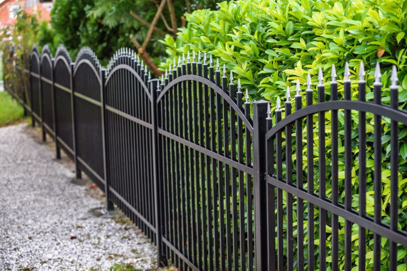 Complete Fence with Decorative Elements